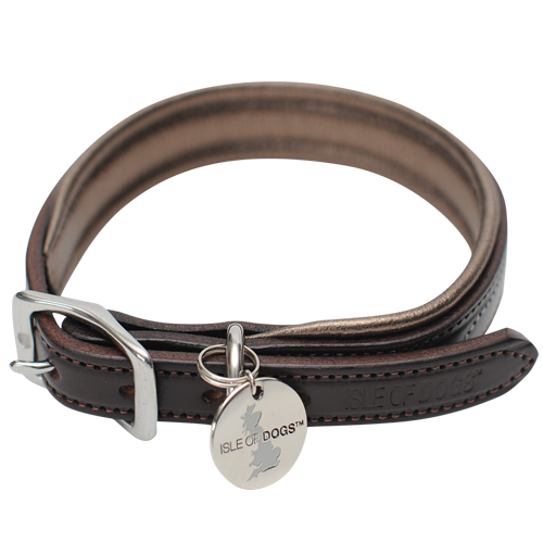 Leather Collar Bronze